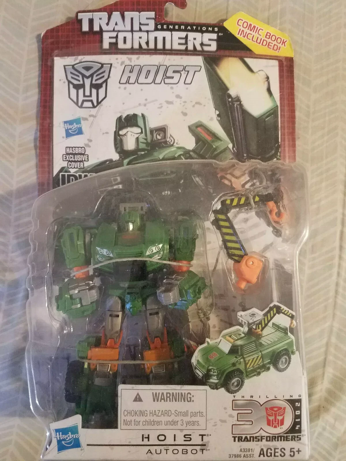 Transformers Generations Hoist Incluye Comic