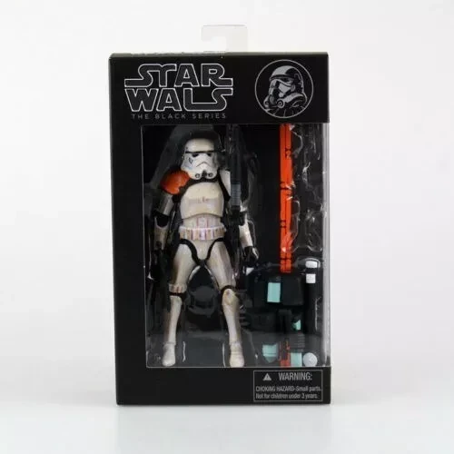 FIGURA STAR WARS BLACK SERIES EPISODIO VII 6 PULGADAS SANDTROOPER ORANGE PAD KO