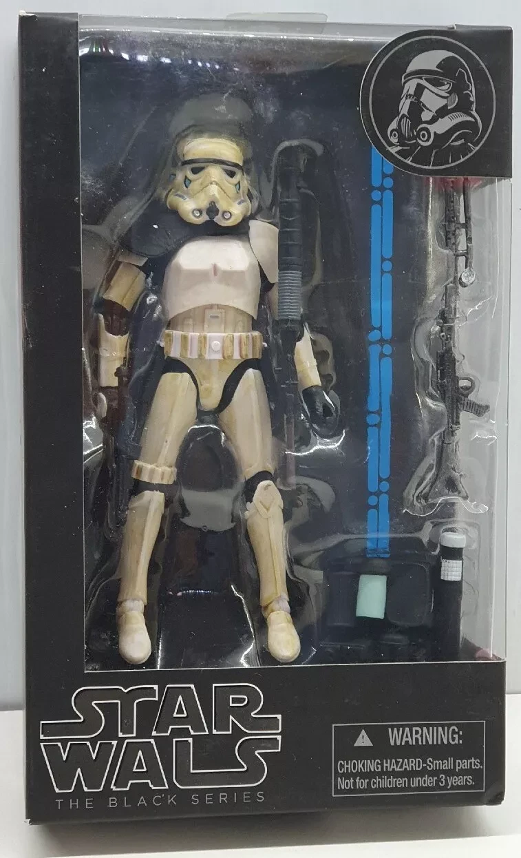 FIGURA STAR WARS BLACK SERIES EPISODIO VII 6 PULGADAS SANDTROOPER BLACK PAD KO